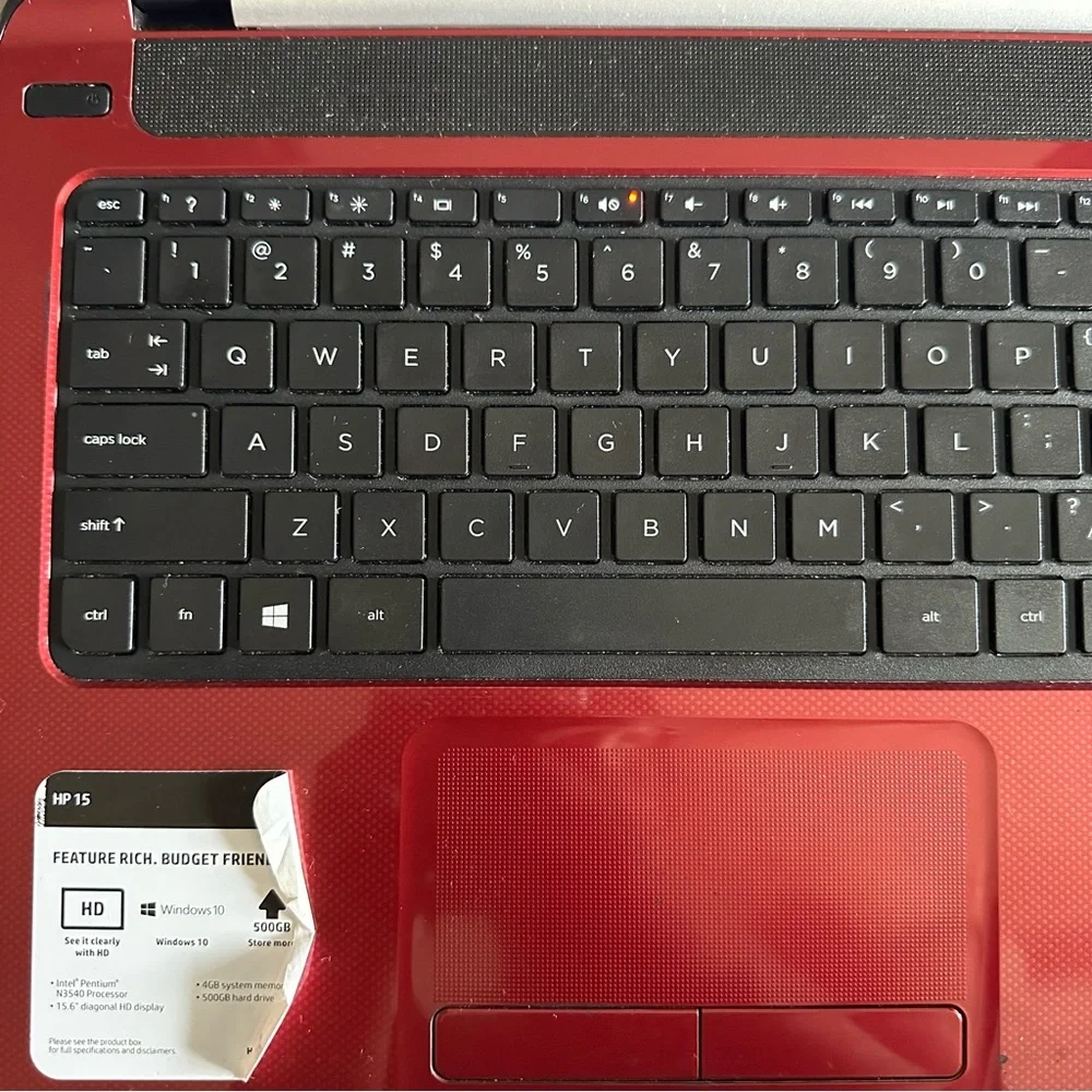 hp laptop 15.6” with case bundle